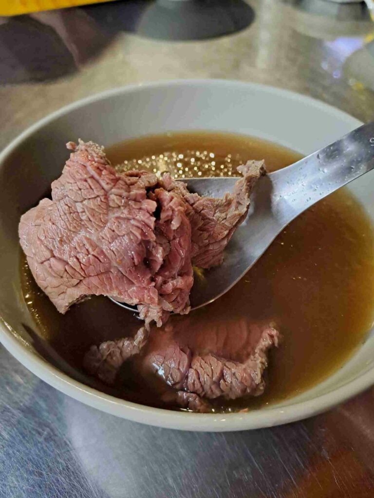 台南神農街美食 鬍鬚忠牛肉湯