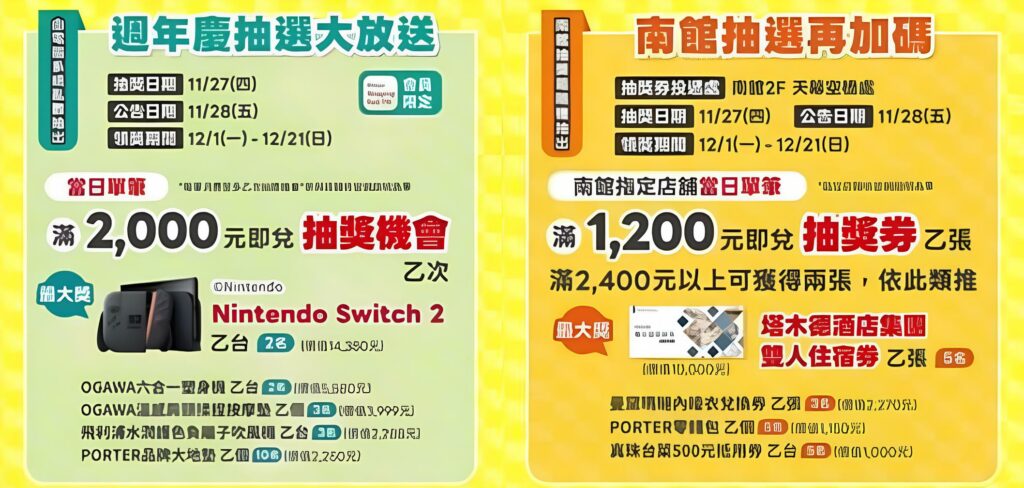 LaLaport台中週年慶