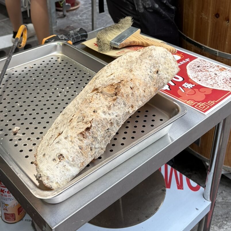 薄餅細節與外皮口感展示